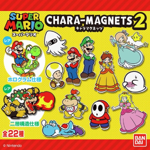 Exclusive Find Series Collectible Find Showcase SUPER MARIO CHARACTER MAGNET 2 W/O GUM (pack of 14) ?????W ?????W ???N