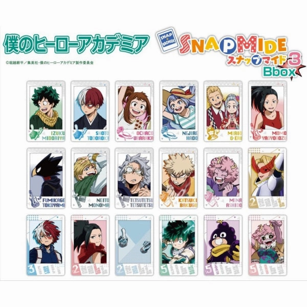 Collectible Series Set Exclusive Series Display My Hero Academia Snapmide 3 B Box (1 Box 16 packs)