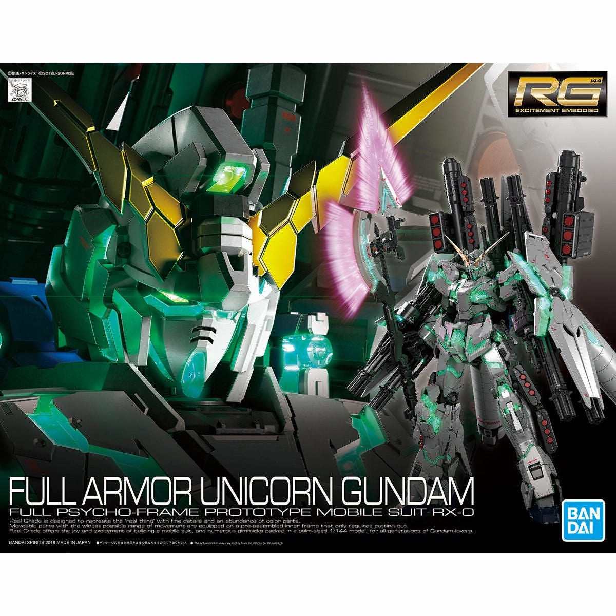 RG 1/144 Full Armor Unicorn Gundam ?C?? ???b???F???_ Collectible Find Display
