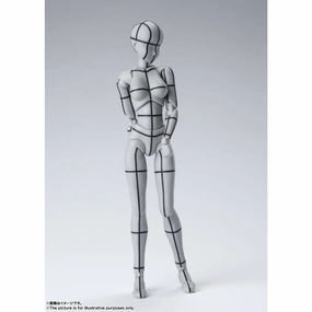 S.H.Figuarts Body-chan -Wire Frame- (Gray Color Ver.) (2023 June Resale ver.) SHF ???w Hidden Drop Display