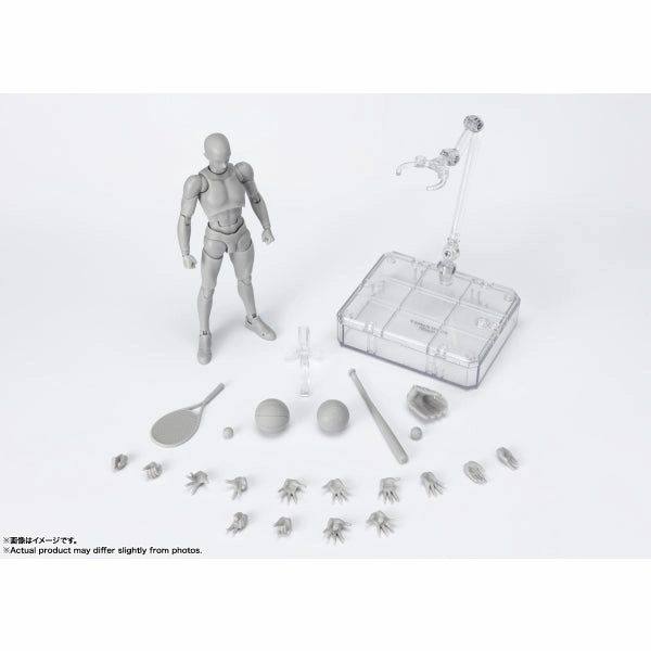 S.H.Figuarts Body-kun -Sports- Edition DX SET (Gray Color Ver.) ???w Hidden Edition Reveal