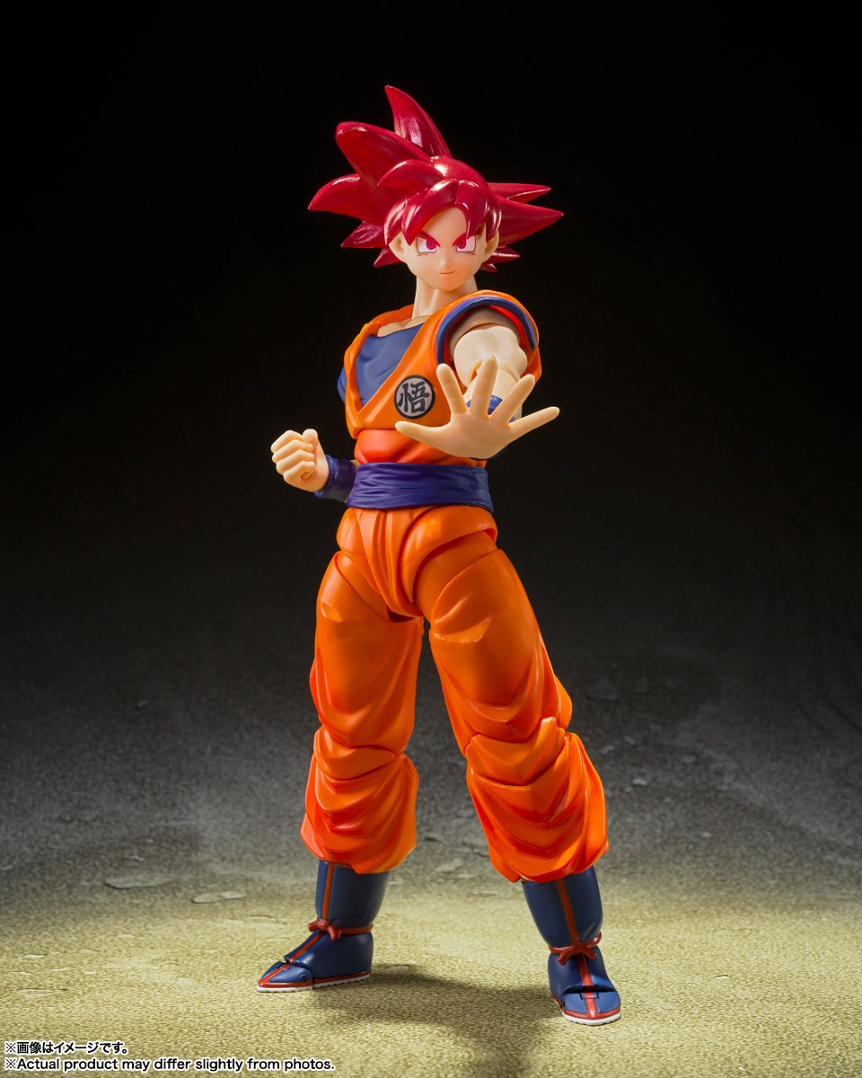 Collector's item S.H.Figuarts Super Saiyan God Son Goku -Saiyan God Instilled with the Light of Righteous Hearts-