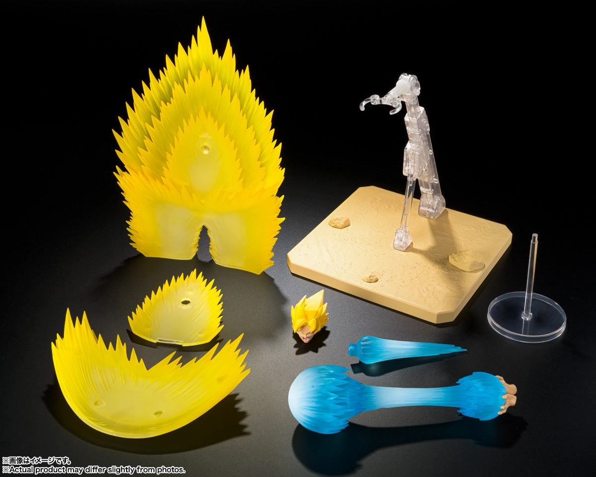 S.H.Figuarts Super Saiyan Son Goku's Effect Parts Set -Teleport Kamehameha- Celebrity endorsed
