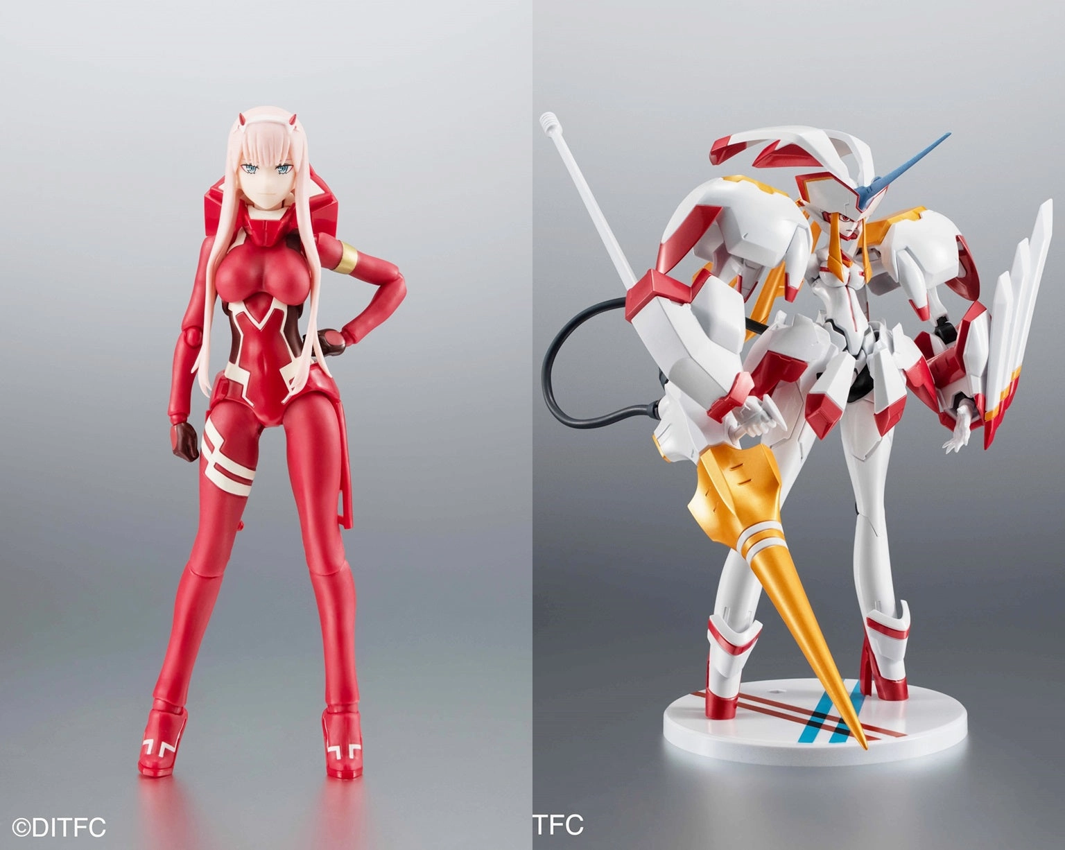 promotional item Robot Figure S.H.Figuarts x The Robot Spirits DARLING in the FRANXX 5th Anniversary Set