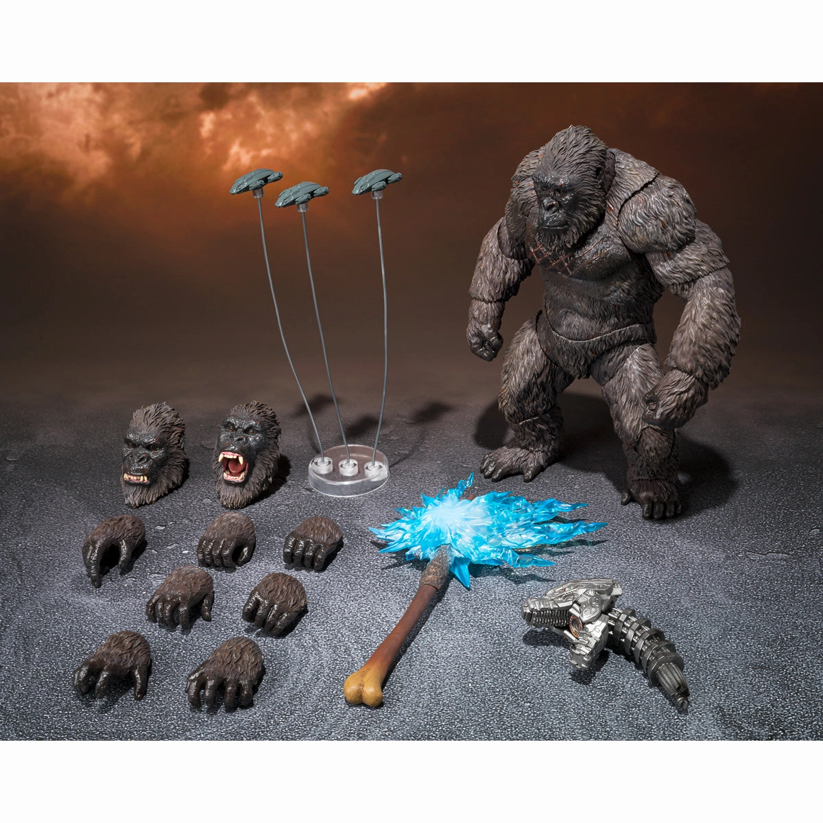 Fantasy Object S.H.MonsterArts Kong from Godzilla Vs. Kong (2021) -Exclusive Edition-