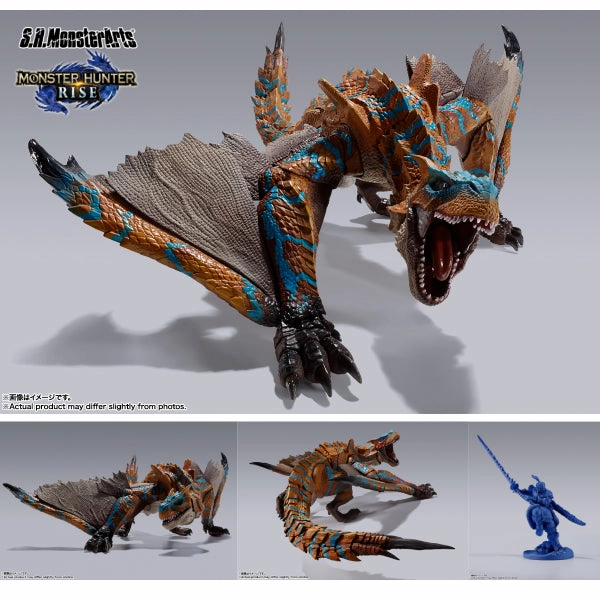 S.H.MonsterArts TIGREX "Monster Hunter Rise" ?? ??C?? ????C?? ?Z?? SHMA Random Series Display Surprise Pack Display
