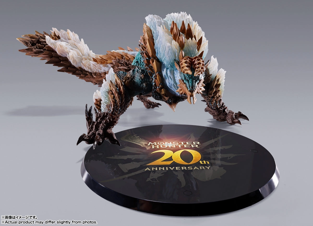 S.H.MonsterArts Zinogre -20th Anniversary Edition- Bird Sculpture Congratulations Present