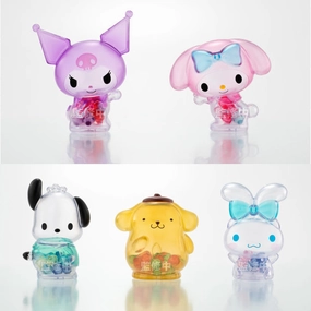 SANRIO CHARACTERS CRYSTAL COT W/O GUM (set of 5) Exclusive Drop Display