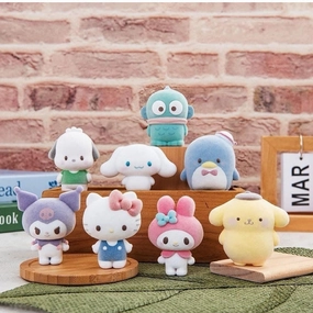 SANRIO CHARACTERS FRIEND DOLL W/O GUM (set of 8) Toy Drop Unboxing
