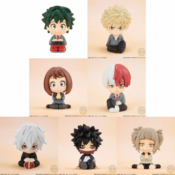 RIRAKOTTO MY HERO ACADEMIA W/O GUM (set of 8) ???W Toy Pack Series Surprise Find Opening