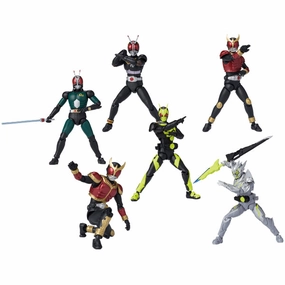 Mystery Drop Opening SHODO-XX (DOUBLE CROSS) KAMEN RIDER W/O GUM (set of 7)