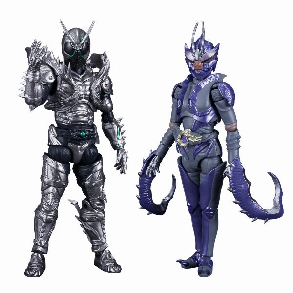 Collectible Drop Series SHODO-XX KAMEN RIDER SHADOWMOON & MANTIS MUTANT SET W/O GUM ????? ?? ??