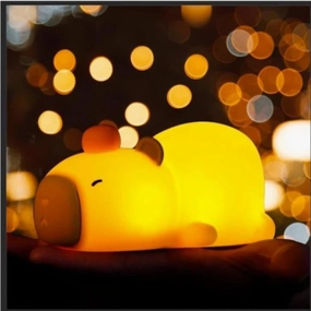Shopping Game Constellation Guide Sleeping Capybara Rechargeable Nightlight Lamp