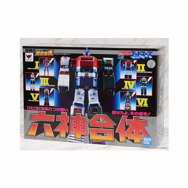 Mystery Pack Opening Secret Miniature Box Soul of Chogokin GX-40R Six God Combination Godmars Toy Figures