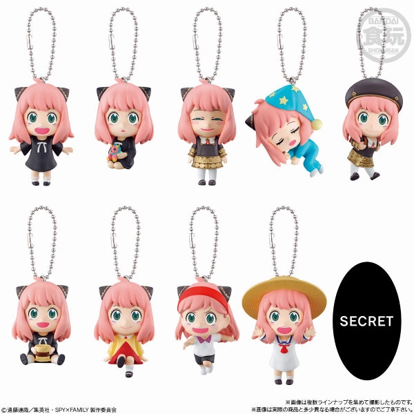 Random Series Display SPY X FAMILY ?g?? MASCOT ~ A LOT OF ANYA ~ W/O GUM (set of 10)