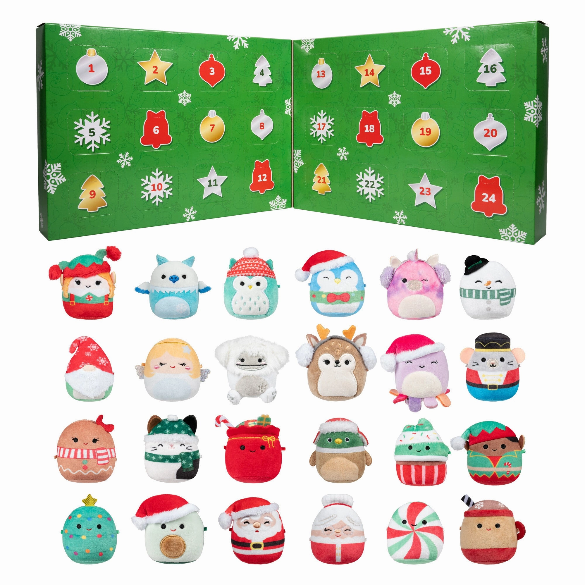 Squishmallow Christmas Advent Calendar 2025 Airport Terminal Vehicle Models