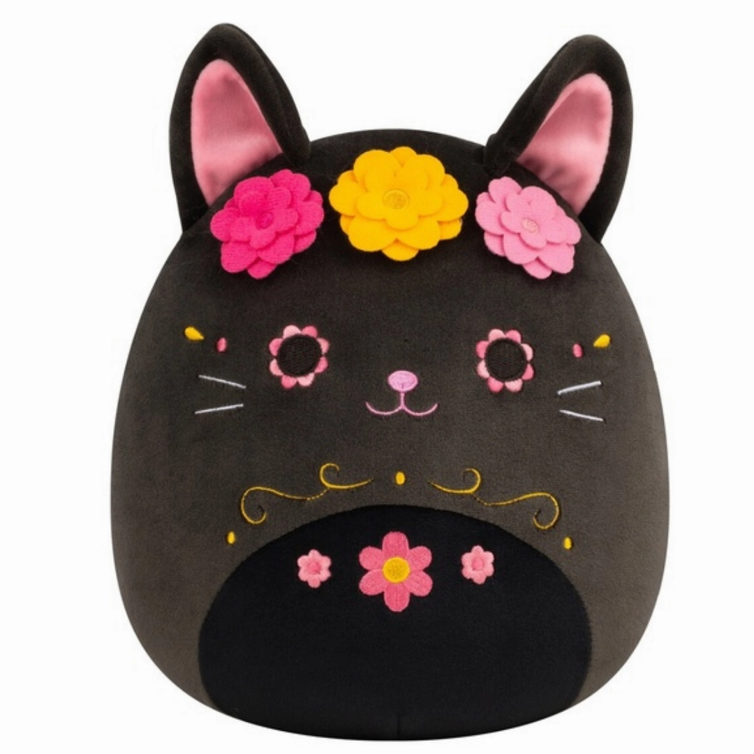 Squishmallows 20cm - Day of the Dead Halloween Bambalina the Cat History Make