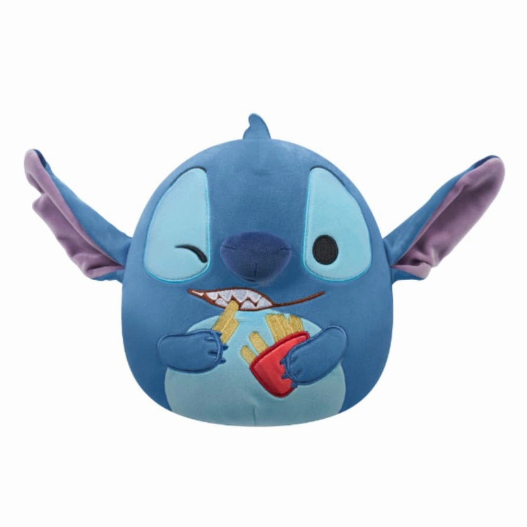 Quality Improvement Air Quality Squishmallows 25cm - Disney Stitch Eating Fries