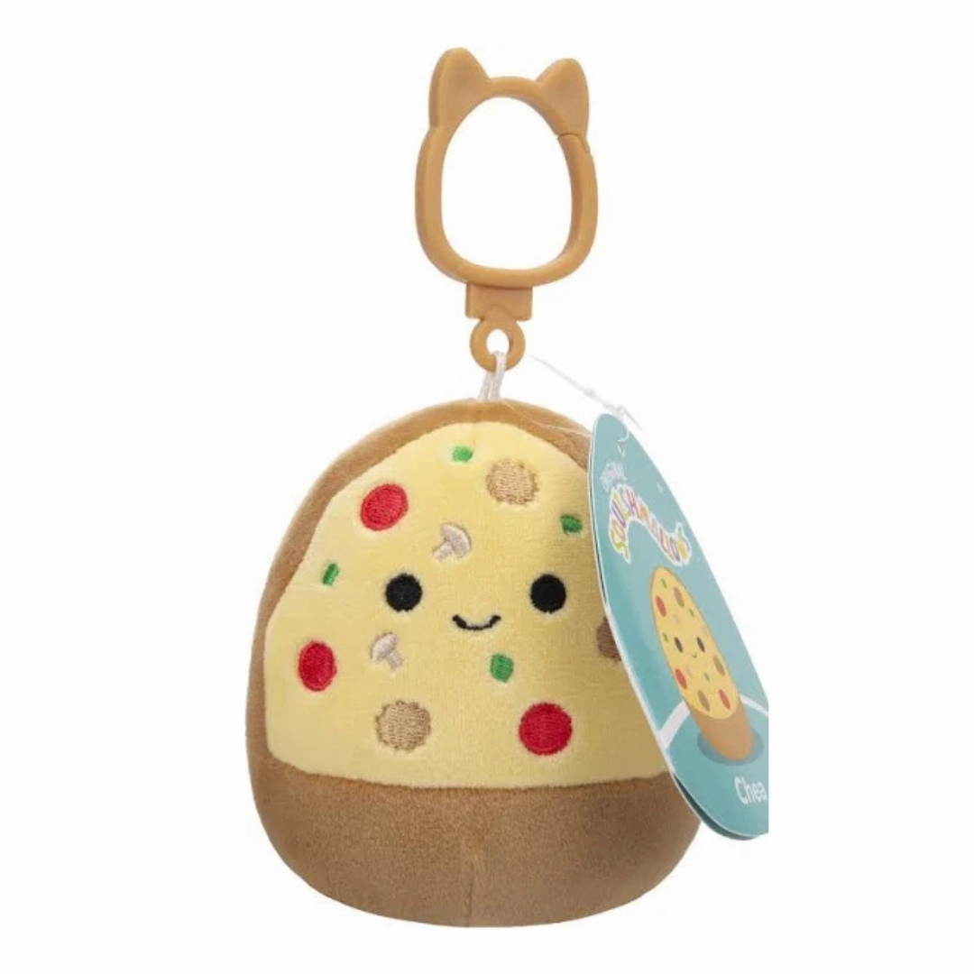 Squishmallows Clip on 9cm -Chea Supreme Pizza Slice Climbing Gear construction site