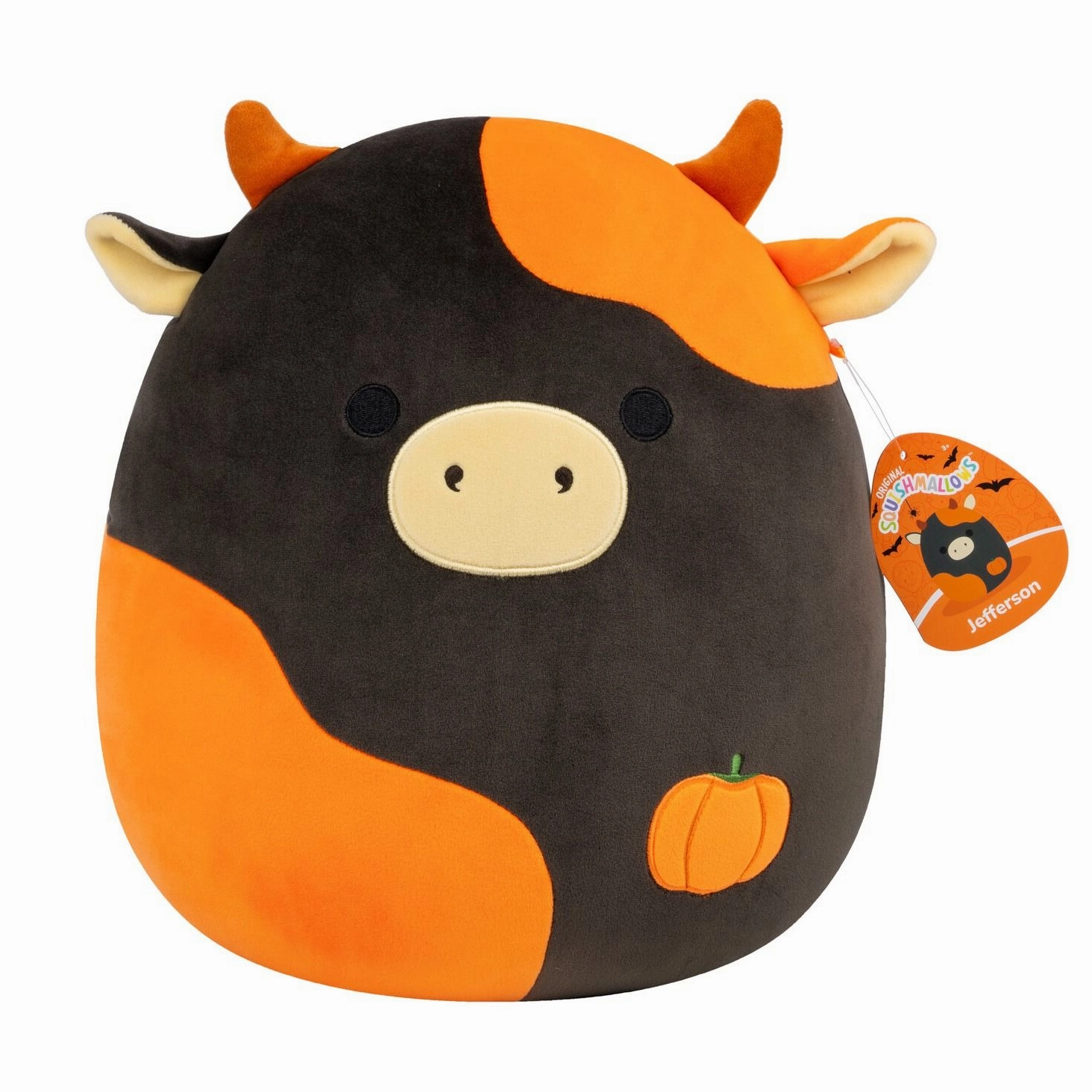 Squishmallows Halloween 30cm - Jefferson the Cow Knitting Loom Coordination Skill