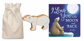 Story Sack ?C I Love You to the Moon and Back with Wooden Polar Bear desert exploration Experience Point