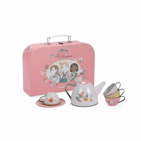Suitcase - New Tea Party Metal Set The Parisiennes Sports Memorabilia