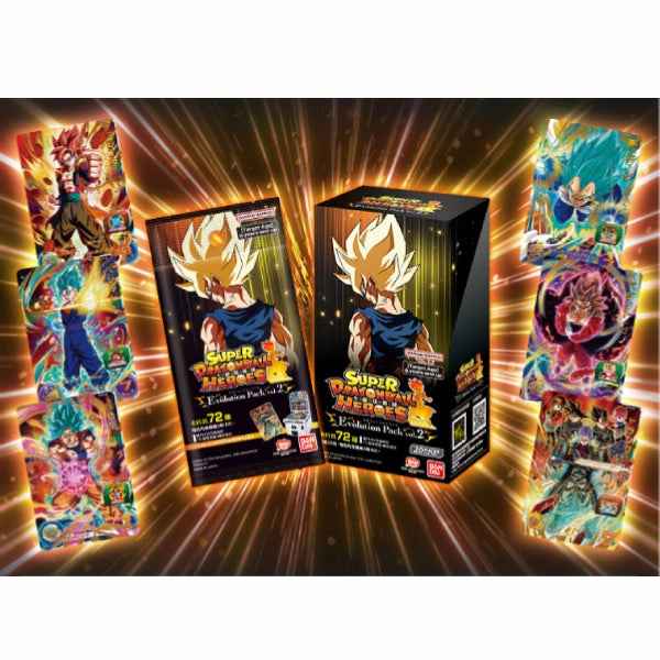 SUPER DRAGONBALL HEROES EVOLUTION PACK Ver.2 ???? ?M?? ???? Exclusive Find Release Toy Drop Display