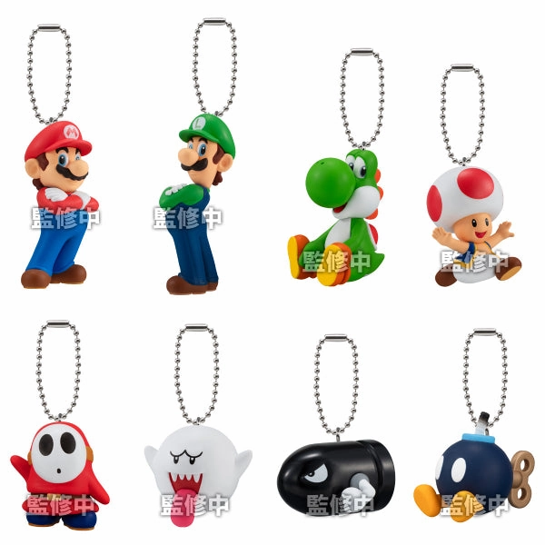 SUPER MARIO MASCOT CHARM COLLECTION W/O GUM (box of 10 packs) ?????W ?????W ?i?? ??? ??? Collectible Drop Series
