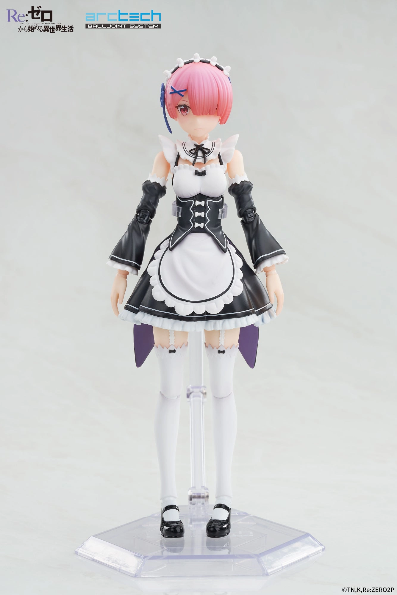 ARCTECH Posable Series Re:ZERO -Starting Life in Another World- Ram 1/8 Action Figure Chibi Goods Fireplace Mantel
