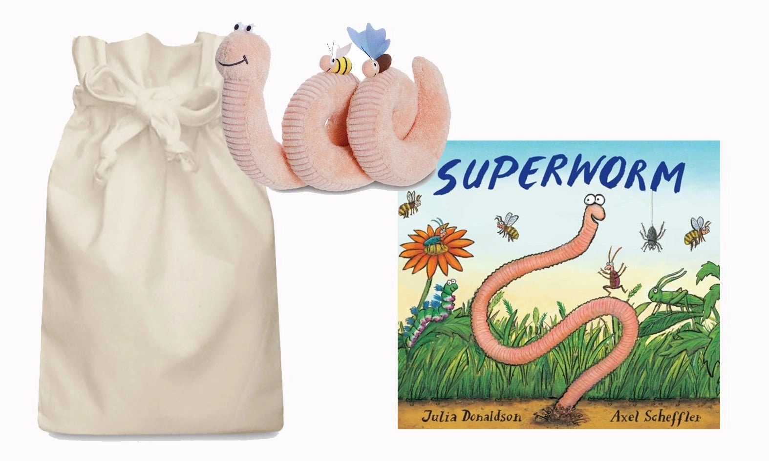 Eco System Seasonal Change Superworm Story Sack with Aurora Worm and Friends
