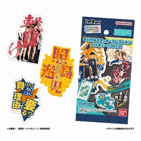 Haikyu!! Mobile Sticker Vol.2 (box of 20 packs) ???????? ?N?? Random Edition Opening Limited Drop Series