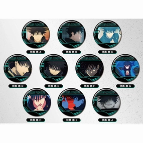 CAN Badge Jujutsu Kaisen Megumi Fushiguro (set of 10) ???g?? ???? ???? Limited Edition Drop Mystery Edition Release
