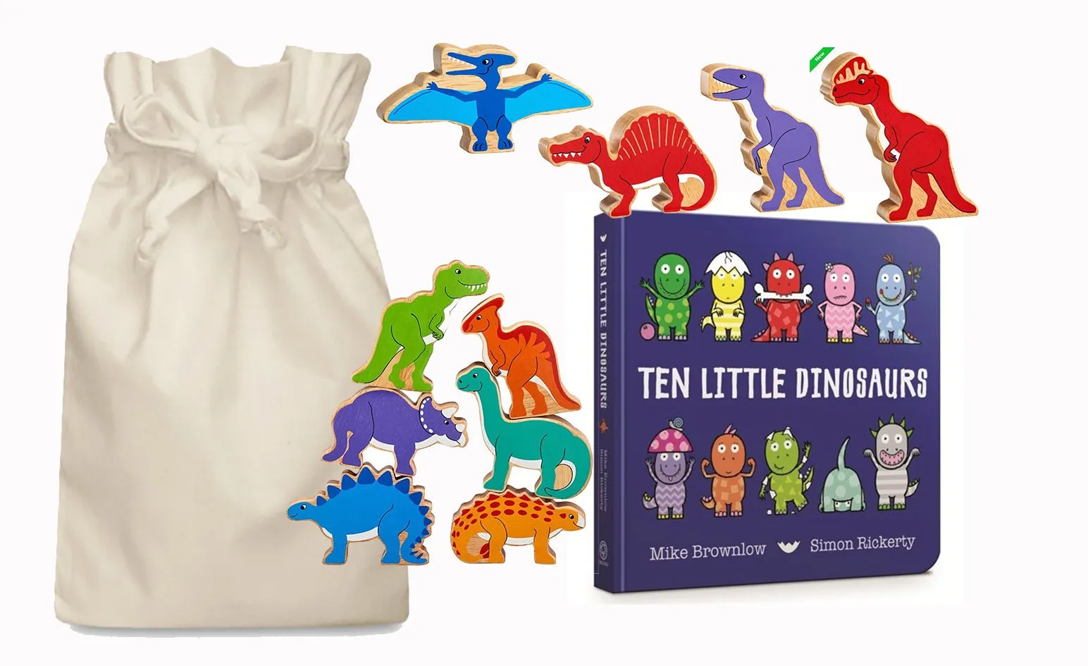 Ten Little Dinosaurs Story Sack with Lanka Kade Focus Attain Shadow Calculation
