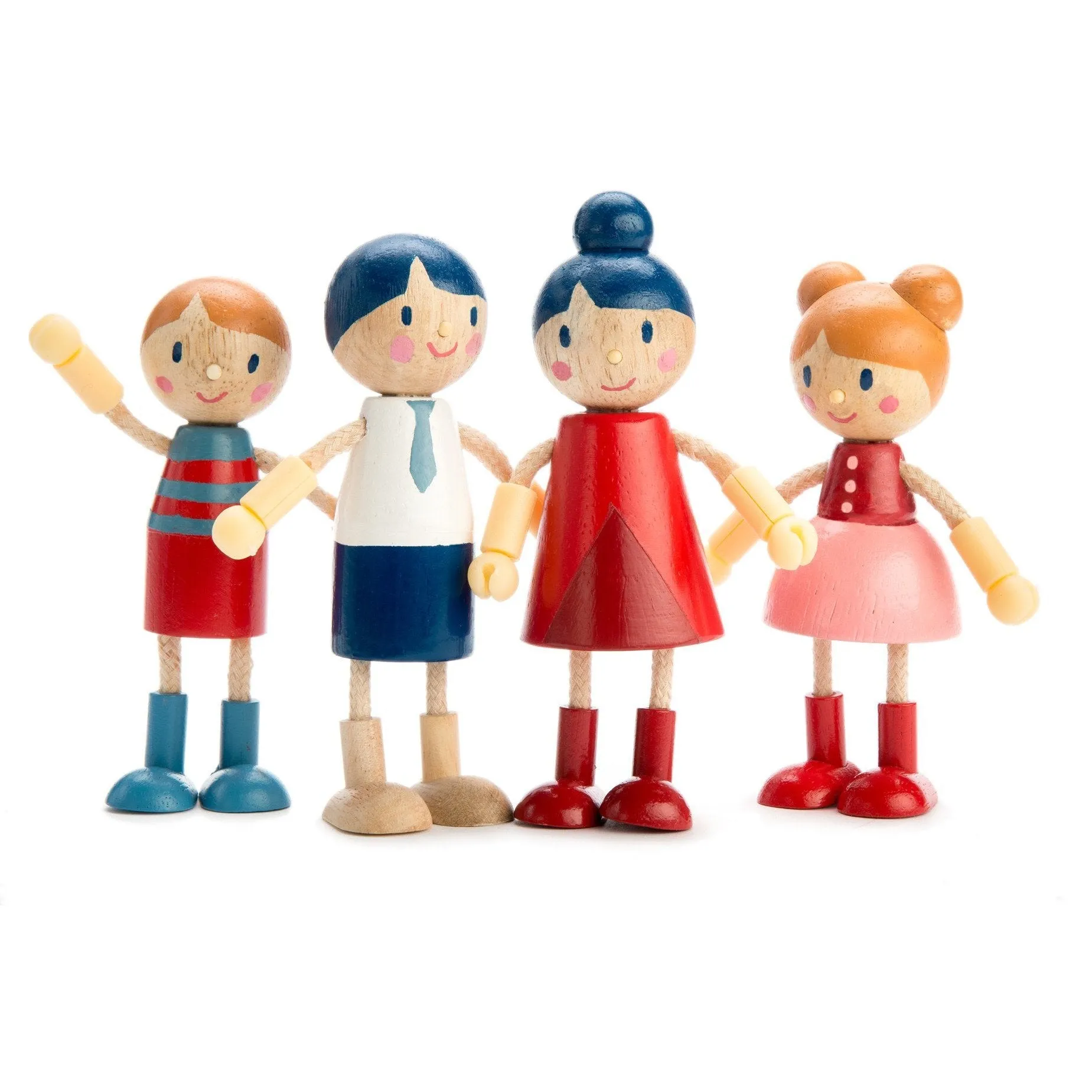 Memory enhancement Resolution Phase Tenderleaf Toys Wooden Doll Family TL8142