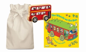 Honor Achieve The Wheels on the Bus Story Sack with Wooden Bus