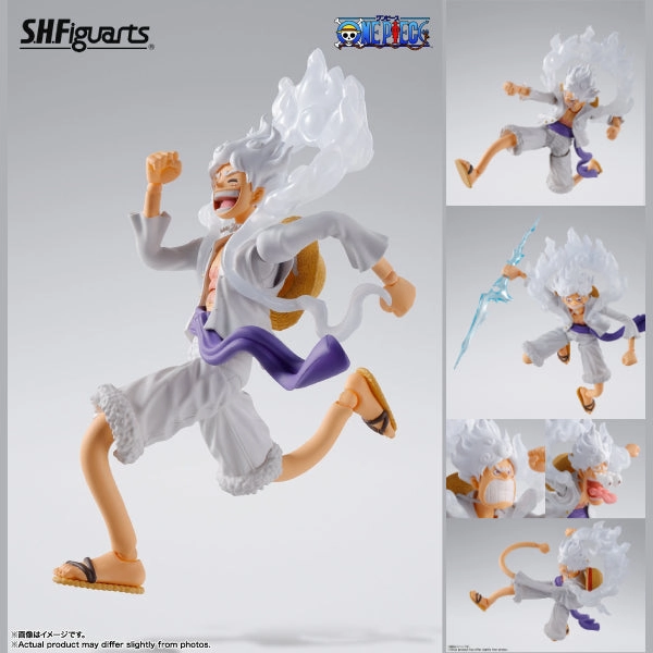 S.H.Figuarts MONKEY.D.LUFFY -GEAR5- SHF ???\?? ?w 5?n (2024 Nov resale ver.) Collector's Find Display