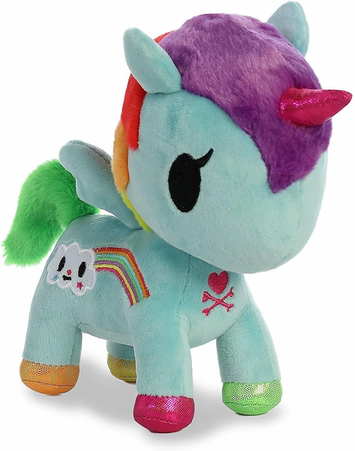 petite size TOKIDOKI Pixie Unicorn 15653 20cm Soft Toy Early Bird