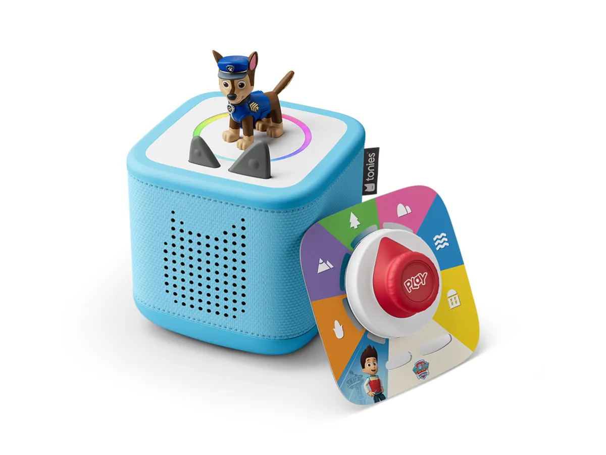 Toniebox 2 Sky Blue Play Set Paw Patrol Chase UK Pattern Recognition Quantum Leap