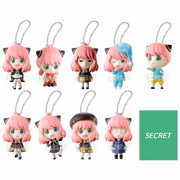 SPY x FAMILY MASCOT ~ ANYA COLLECTION ~ W/O GUM (set of 10) ?g?? ?g?^?? ???? ???`?? ?i?? ??? ??? Surprise Package Unboxing Collectible Series Series