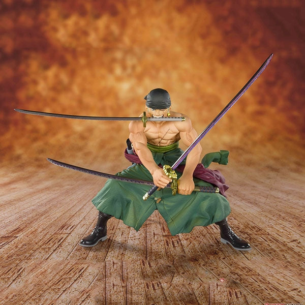 FiguArts Zero Pirate Hunter Zoro One Piece Bandai Figure Mystery Find Display