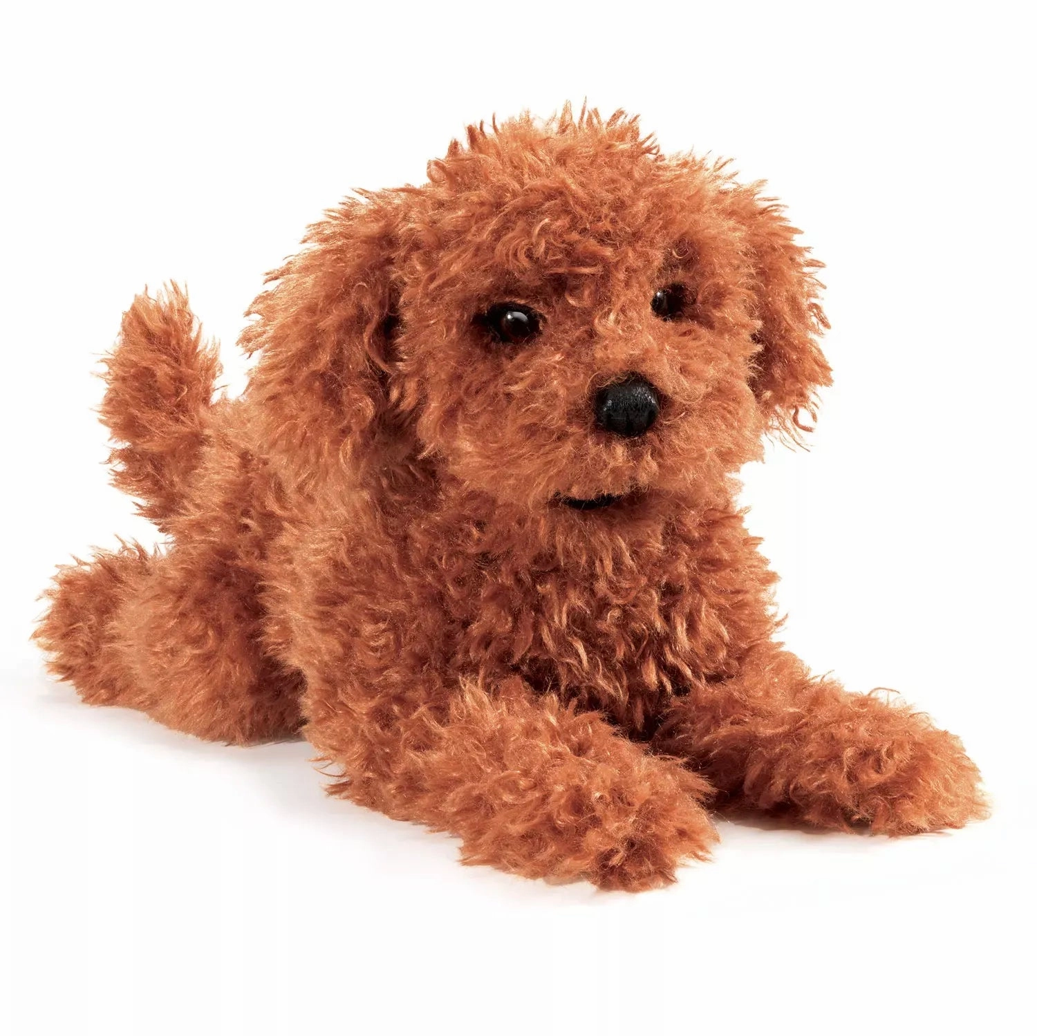 Standard Meet Toy Poodle Hand Puppet from Folkmanis