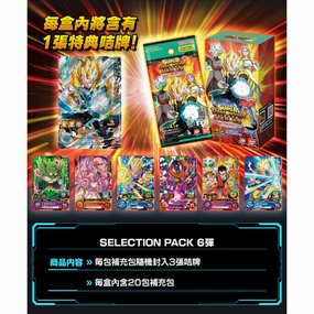 SUPER DRAGONBALL HEROES Selection Pack Vol.6 ???? Dragon Ball SP6 Carddass SDBH Collector's Dream Find Collector's Find Unboxing