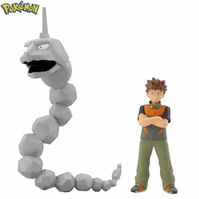Limited Drop Display Exclusive Pack Release POKEMON SCALE WORLD KANTO REGION BROCK & ONIX W/O GUM ???????` ???? ?? ?????? ?P???^ Takeshi Iwark