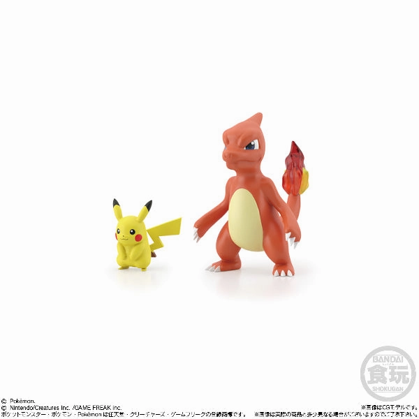 POKEMON SCALE WORLD KANTO REGION PIKACHU & CHARMELEON ???????` ???? ???? ????? Collectible Find Display