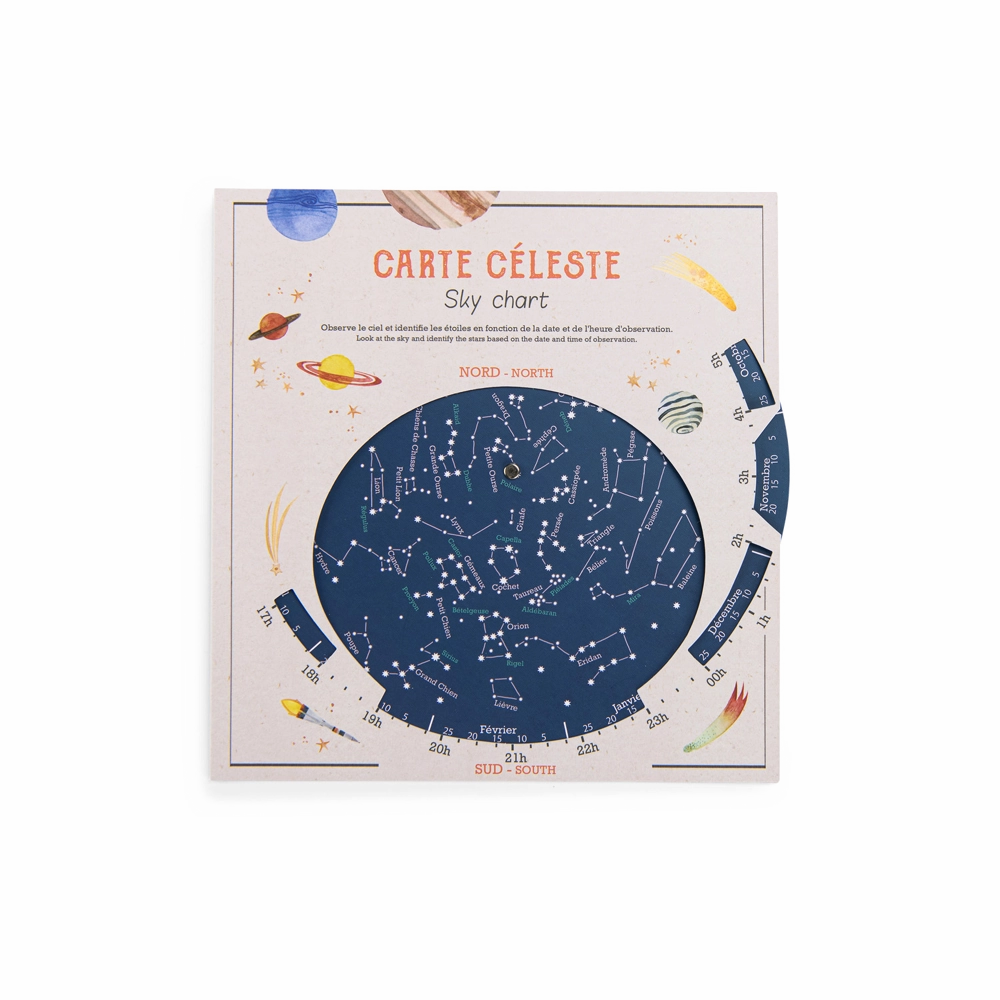 Action Collectible Display w/30 Sky Chart The Garden of Moulin Roty