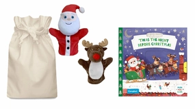 Twas the Night Before Christmas Story Sack with Hand Puppets Reading Readiness Observation Skill