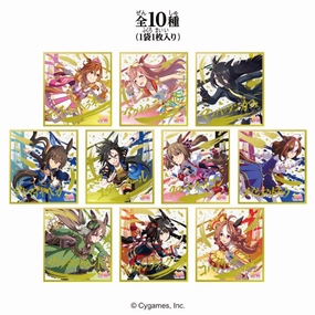 UMAMUSUME VISUAL ART BOARD 3 W/O GUM (box of 8 packs) ?R?? ?? shikishi Limited Find Series