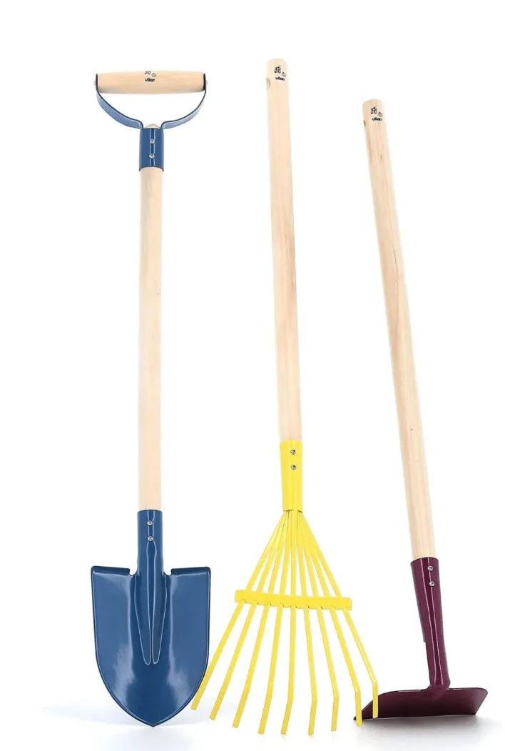 Curiosity Spark World Help Vilac Large Garen Tool Set with Gloves VIL3806G (Direct Shipping)