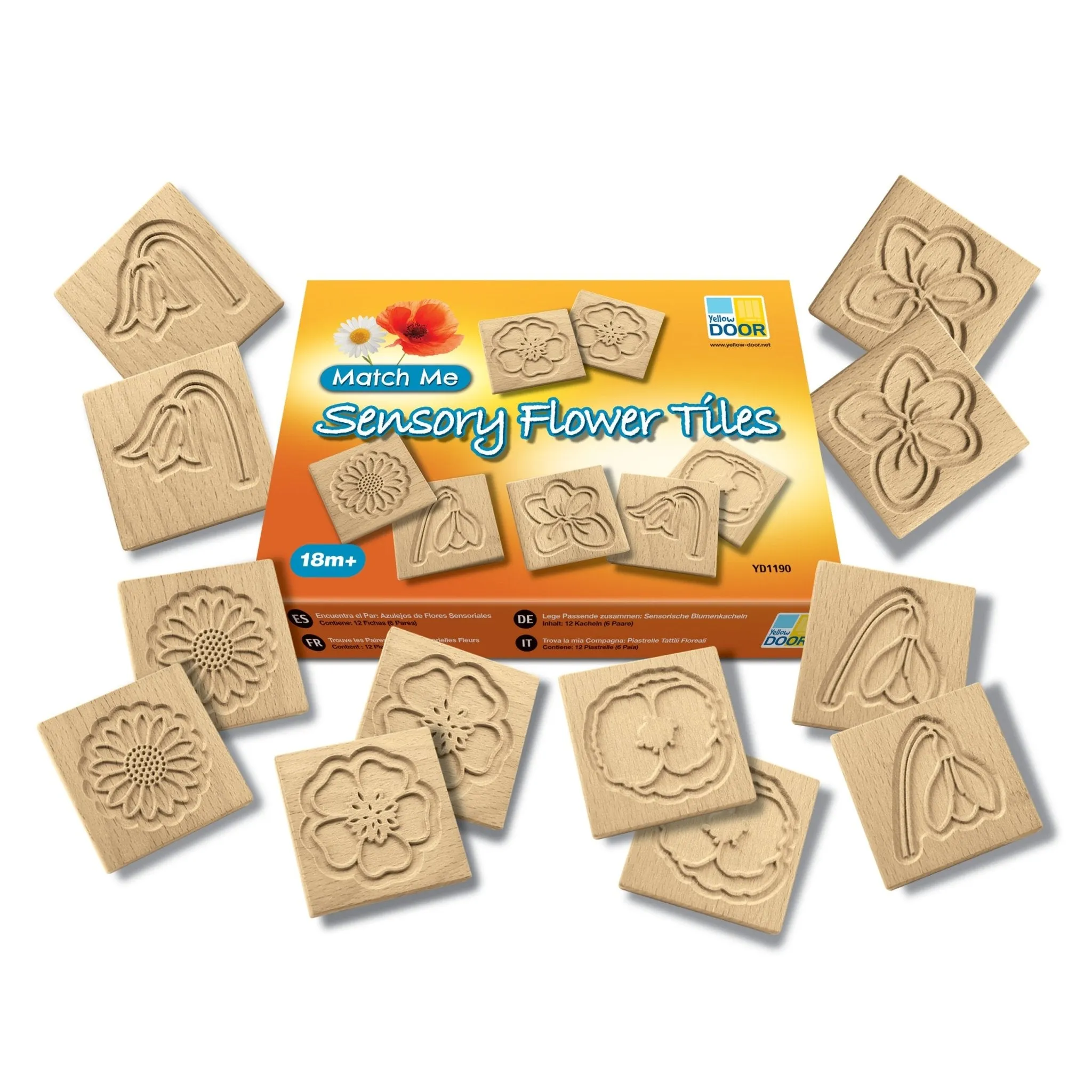 Yellow Door Sensory Flower Tiles (12) Lake Ecology Report Writing