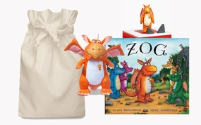 Zog Tonie Bedtime Story Sack with Aurora Soft Toy Dragon Diversity Celebrate Fabric Toy